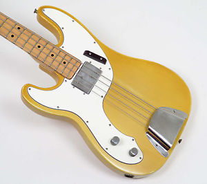1975 Fender Telecaster Bass Left Handed Blonde Refin Players Bass