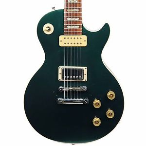VINTAGE 1974 GIBSON LES PAUL DELUXE REFINISHED DARK GREEN