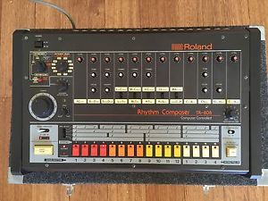 Roland TR-808 Rhythm Composer drum machine with hard case