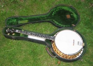 Vega 1930's Vegaphone Professional 19 fret tenor Banjo gold plated
