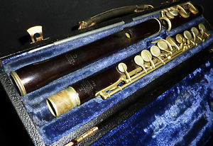 Early 20th century Wooden Rudall Carte & Co London Flute