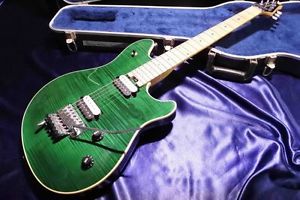 PEAVEY Wolfgang Standard 1980 Vintage Rare Trans Green E-Guitar Free Shipping