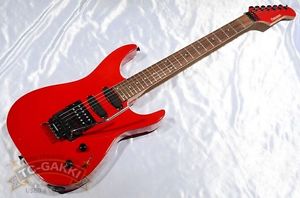 FERNANDES SFR-512 1990s Red Used Guitar w/Softcase Free Ship'g from Japan #Rg57