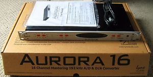 Lynx Aurora 16 Channel Mastering 192 kHz AD/DA Converter