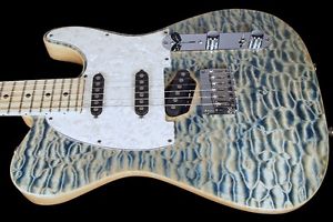 2016 TOM ANDERSON DROP TOP CLASSIC SHORTY QUILT TOP ~ NATURAL BLUE w BINDING