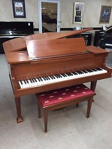 Cable 5' Baby Grand Piano & Bench Light Mahogany Finish $2500.00