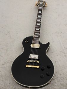 Epiphone LPC-80 1998 Made in Japan Ebony Black Production Completed E-Guitar