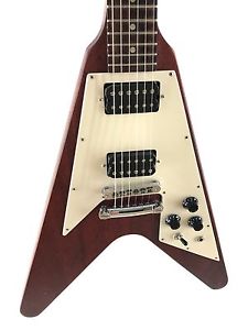 Gibson Flying V, ‘68, Worn Cherry, USA, 2008, SKB Flight Hard Case