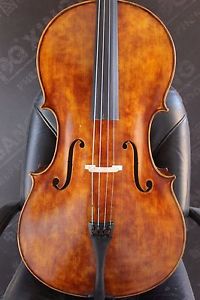 4/4 Advanced Handcrafted Professional Concert Cello & Powerful Tone!