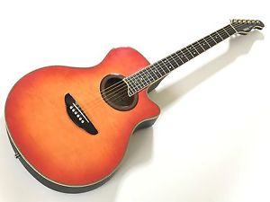 YAMAHA APX-8QM Used Electric Acoustic Guitar w/ Soft case FREE Express Shipping