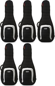 MONO M80 Acoustic Parlor Hybrid Gig Bag - Black (5-pack) Value Bundle