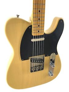 Fender Telecaster, ‘52, Blonde, 2005, “V” neck, USA Texas Pickups