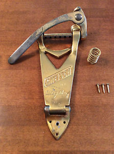 VINTAGE GOLD BIGSBY GRETSCH Country Gentleman vibrato V Cutout Parts Restore