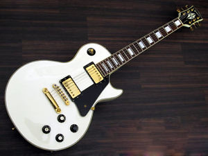 Greco EGC Bass Guiter Les Paul White 1990 Vintage Mint Collection Made In Japan