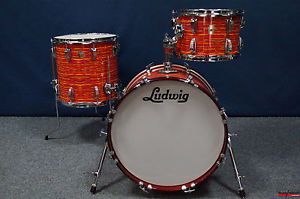 RARITÄT: Ludwig USA Classic Maple Shellset in "Mod Orange"  -  20,12,14"