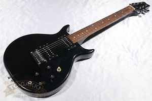 Washburn T-Bird 1980s Black Used Guitar w/Softcase Free Ship'g from Japan #Rg40