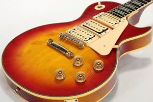 Greco EG-600PR Ace Frehley 3PU  Les Paul Type Cherry Sunburst Electric Guitar