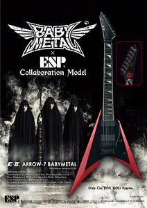 ESP BABYMETAL ARROW7 Limited Edition Guitar wih Original Hard Shell Case Last 1