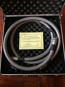 NEOTECH NES-1001 2.0m SOLID SILVER 99,9999% UP-OCC HIGH-END SPEAKER CABLE SET