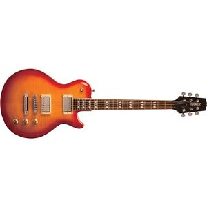 Hamer XT Monaco FT Guitar, Cherry Sunburst, Rosewood Board +Cable