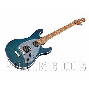 Music Man USA Steve Morse Y2D STD PDN Neptune Blue Limited Edition Roasted Maple
