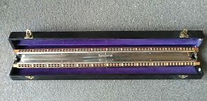 2 double Vintage Harmonica Hohner Chromatic bass n°265 + Chord 59cm anciens