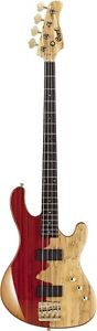 Cort Jeff Berlin Signature Series Rithimic 4-String Electric Bass, Natural, NEW