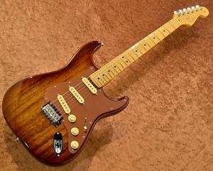 Fender USA 2017 Limited Edition Exotic Collection Shedua Top Stratocaster New