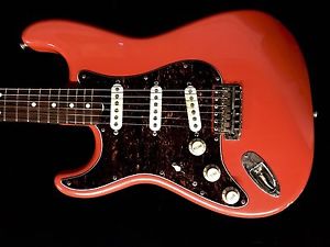 LEFTY! Fender 1962RI Stratocaster Guitar Fiesta Red Left Handed Strat RELIC HSC