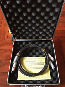 NEOTECH NEI-1002 1.0m SOLID SILVER 99,9999% UP-OCC HIGH-END RCA CABLE STEREO SET