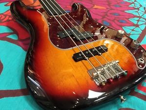 Fender Tony Franklin Fretless P Bass 【3-Color Sunburst】 w/hardcase/512