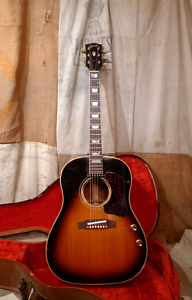 1963 Gibson J-160E Vintage Guitar Sunburst
