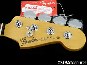 Fender USA Custom Shop Postmodern NOS Jazz Bass NECK + TUNERS 60s "U", Rosewood