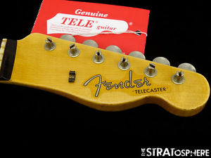 Fender USA Custom Shop 1959 Journeyman Relic Telecaster NECK +TUNERS Tele Rose