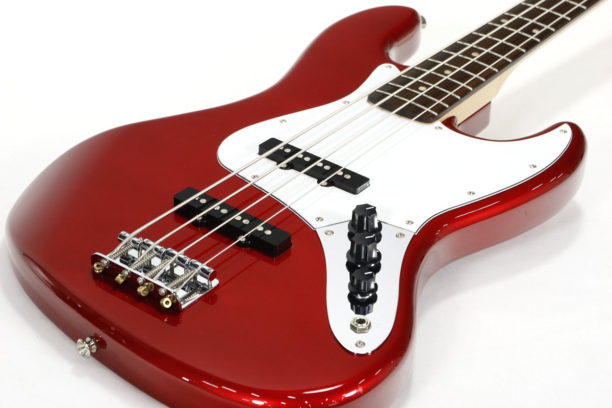 Used Squier / Affinity Jazz Bass Metallic Red MRD Squire from JAPAN EMS