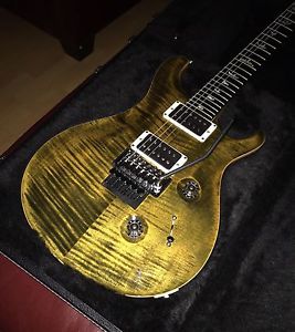 PRS USA Paul Reed Smith Core Custom 24 Floyd Rose Obsidian Flame Top