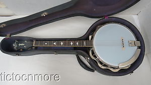 VINTAGE GIBSON RB 250 TENOR 4 STRING BANJO No. 8065-26 w/ CASE