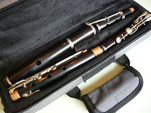 Vintage antique C19th wooden German Flute Alte Querflöte - superb condition