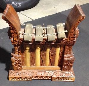 Balinese bronze Angklung (4 bar) gender Bali Indonesia fine gamelan instrument