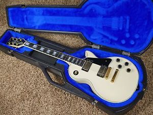 Video! 1985 Gibson Les Paul Custom Rare Metallic Pearl White Sparkle