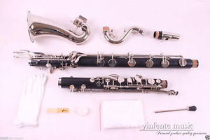 NEW Bass Clarinet Model PADS And Case Low c Nice Tone Lc236 #A02