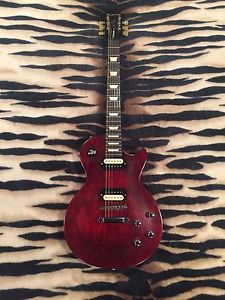 Gibson Les Paul Future Tribute in Wine Red With Min-E Tune and Gig Bag