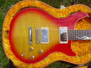 ORIGINAL GENE BAKER CUSTOM ELECTRIC GUITAR B1 INFERNO 11/25 RARE 1/1 COLOR MINT