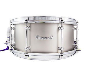 DUNNETT CLASSIC RAW TITANIUM 14" X 6.5" SNARE DRUM