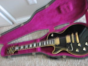 Gibson Les Paul Custom 1977 Black Left Handed Guitar