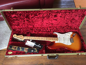 Fender USA Select Stratocaster Port Orford Cedar in Sienna Sunburst inkl. Koffer