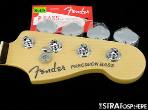 2017 Fender American Elite Precision P BASS NECK + TUNERS USA Compound Rosewood