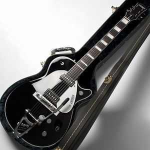 Gretsch G6128T-CLFG Cliff Gallup Signature Duo Jet Black Electric Guitar