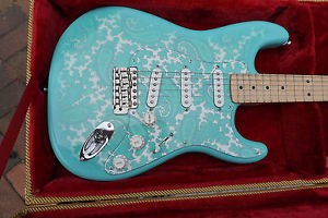 NEW PRICE! Crook Custom Paisley S Stratocaster Guitar + MINT Brad + Fender Pics