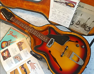 1965 Fender Aztec Coronado Prototype Rare Vintage Collector Unique w/ OHSC